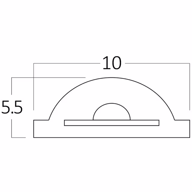 HLW LED Waterdichte LED strip met Warm Wit COB LED 2700K-3000K