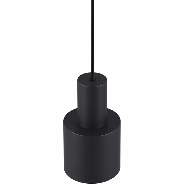 moderne mat zwarte metalen LED hanglamp met 10W vermogen en E27 fitting moderne mat zwarte metalen LED hanglamp met 10W vermogen en E27 fitting