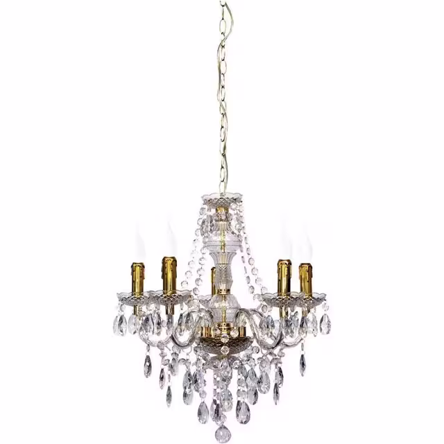 LED Kroonluchter Trion Lucy - Gouden LED Hanglamp 5-lichts Verlichting per ruimte LED Kroonluchter Trion Lucy - Gouden LED Hanglamp 5-lichts Verlichting per ruimte