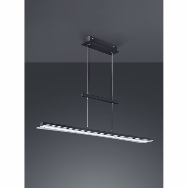 HLW LED LED Hanglamp 18W Trion Sena - Mat Zwart Aluminium met Aanpasbare Kleur HLW LED LED Hanglamp 18W Trion Sena - Mat Zwart Aluminium met Aanpasbare Kleur