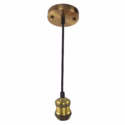 LED Hanglamp Industrieel Rond Mat Goud Aluminium E27 Verlichting per ruimte LED Hanglamp Industrieel Rond Mat Goud Aluminium E27 Verlichting per ruimte