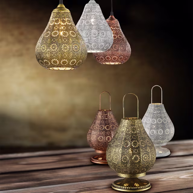 ronde industriële LED hanglamp in mat brons aluminium met E14 fitting en 40W vermogen ronde industriële LED hanglamp in mat brons aluminium met E14 fitting en 40W vermogen