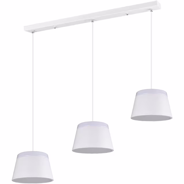 HLW LED Witte LED Hanglamp Trion Barnaness - 6-lichts, Mat Wit Aluminium, E14 HLW LED Witte LED Hanglamp Trion Barnaness - 6-lichts, Mat Wit Aluminium, E14