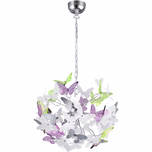 LED Hanglamp Trion Baduli - 4-lichts LED lamp Glans Chroom Verlichting per ruimte LED Hanglamp Trion Baduli - 4-lichts LED lamp Glans Chroom Verlichting per ruimte