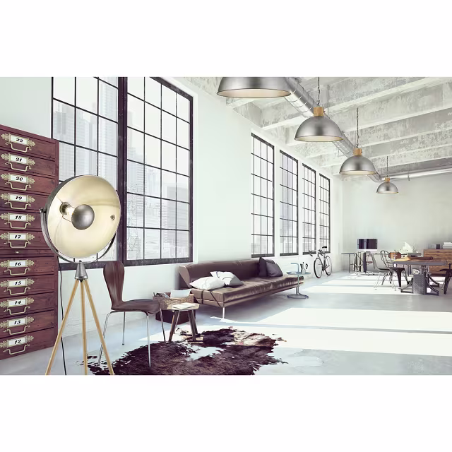 HLW LED LED Hanglamp Trion Delvira - Rond Aluminium, Antiek Nikkel, E27 Fitting HLW LED LED Hanglamp Trion Delvira - Rond Aluminium, Antiek Nikkel, E27 Fitting