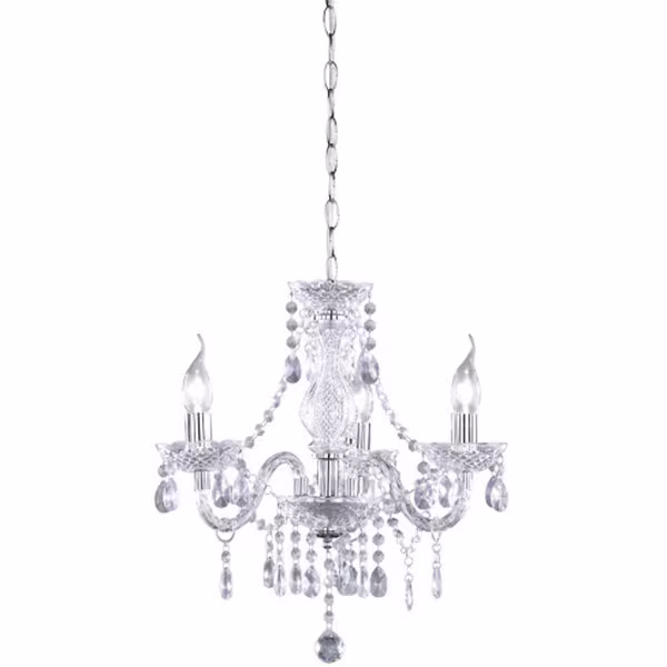 LED Kroonluchter Trion Lucy - 3-lichts E14 Helder Aluminium Verlichting per ruimte LED Kroonluchter Trion Lucy - 3-lichts E14 Helder Aluminium Verlichting per ruimte