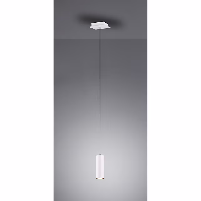 HLW LED Witte LED Hanglamp Trion Mary - Mat Wit Aluminium, GU10 Fitting, 1-lichts HLW LED Witte LED Hanglamp Trion Mary - Mat Wit Aluminium, GU10 Fitting, 1-lichts