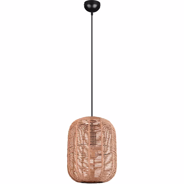 HLW LED Black LED Pendant Lamp Trion Tuna XL - Round, Modern Design, E27 Fitting HLW LED Black LED Pendant Lamp Trion Tuna XL - Round, Modern Design, E27 Fitting