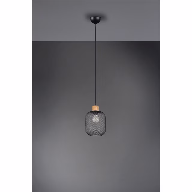 HLW LED Black LED Pendant Lamp Trion Kalim - Matte Black, Aluminum, E27 Fitting, 1-light HLW LED Black LED Pendant Lamp Trion Kalim - Matte Black, Aluminum, E27 Fitting, 1-light
