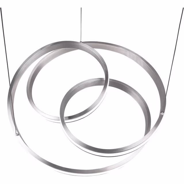 HLW LED Dimbare LED Hanglamp Trion Yarino 60W - Rond, Mat Nikkel, Aluminium HLW LED Dimbare LED Hanglamp Trion Yarino 60W - Rond, Mat Nikkel, Aluminium