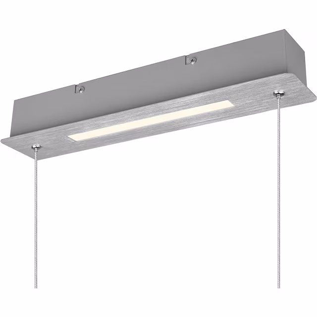 HLW LED Witte Dimbare LED Hanglamp 38W - Warm Wit 3000K - Trion Akina Aluminium HLW LED Witte Dimbare LED Hanglamp 38W - Warm Wit 3000K - Trion Akina Aluminium