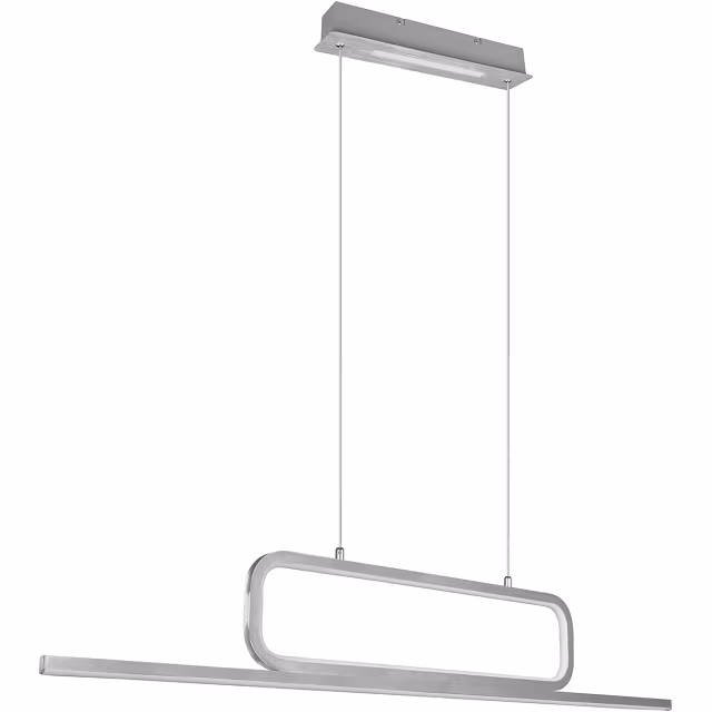 HLW LED Witte Dimbare LED Hanglamp 38W - Warm Wit 3000K - Trion Akina Aluminium HLW LED Witte Dimbare LED Hanglamp 38W - Warm Wit 3000K - Trion Akina Aluminium