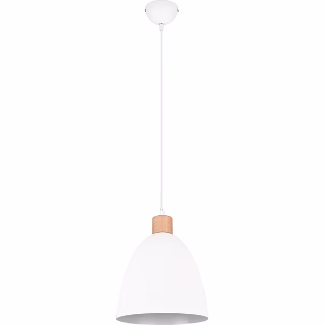 HLW LED LED Hanglamp Trion Jaguar - Mat Wit Aluminium, Rond, 40W LED, E27 Fitting HLW LED LED Hanglamp Trion Jaguar - Mat Wit Aluminium, Rond, 40W LED, E27 Fitting