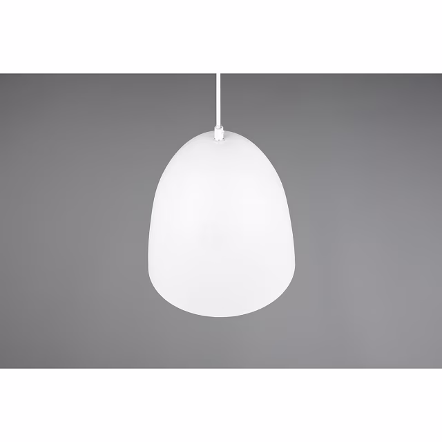 HLW LED Stijlvolle LED Hanglamp Trion Lopez - Witte LED Hanglamp met E27 Fitting, Mat Wit Aluminium HLW LED Stijlvolle LED Hanglamp Trion Lopez - Witte LED Hanglamp met E27 Fitting, Mat Wit Aluminium
