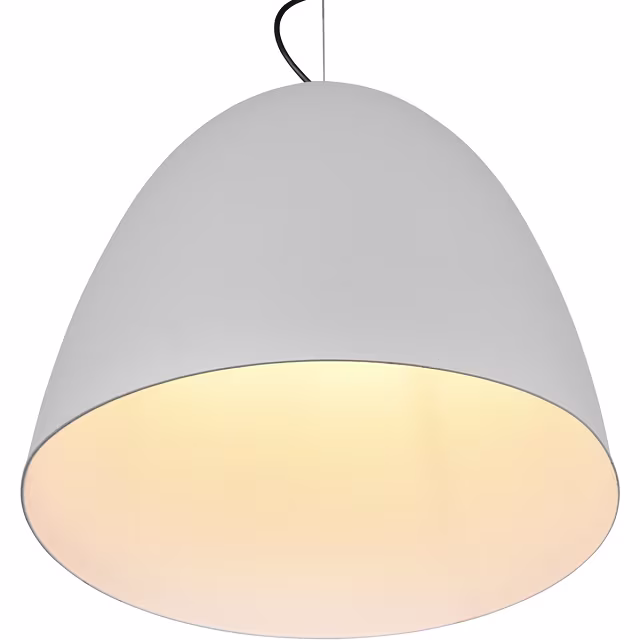 grote matgrijze LED hanglamp met moderne stijl en E27 fitting voor woonkamer of kantoor grote matgrijze LED hanglamp met moderne stijl en E27 fitting voor woonkamer of kantoor