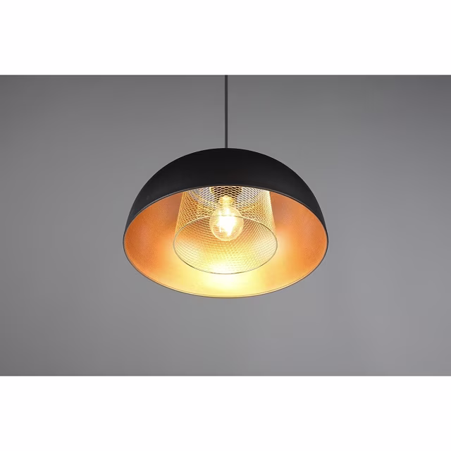 HLW LED Black LED Pendant Lamp Trion Palmo XL - Matte Black Aluminum, E27, 1-light HLW LED Black LED Pendant Lamp Trion Palmo XL - Matte Black Aluminum, E27, 1-light