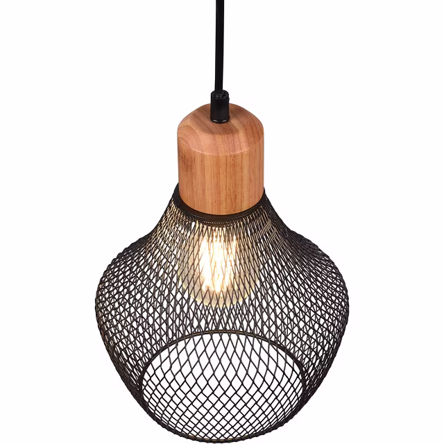 mat zwarte moderne LED hanglamp Jenna met 1 lichtpunt en E27 fitting, 40W vermogen mat zwarte moderne LED hanglamp Jenna met 1 lichtpunt en E27 fitting, 40W vermogen