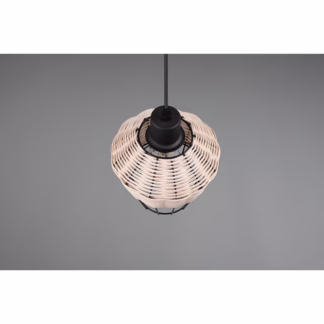 HLW LED LED Pendant Lamp Trion Bera - 1-light, E27 Fitting, Round Brown Aluminum HLW LED LED Pendant Lamp Trion Bera - 1-light, E27 Fitting, Round Brown Aluminum