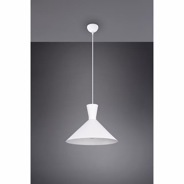 HLW LED LED Pendant Lamp Trion Ewomi - Matte White, Aluminum, E27 Fitting, Ø35cm HLW LED LED Pendant Lamp Trion Ewomi - Matte White, Aluminum, E27 Fitting, Ø35cm