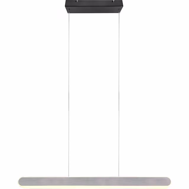 Ronde zilverkleurige LED hanglamp met 48W vermogen en instelbare kleurtemperatuur, modern design Ronde zilverkleurige LED hanglamp met 48W vermogen en instelbare kleurtemperatuur, modern design