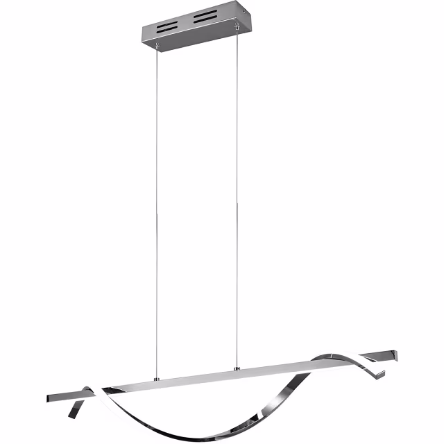 HLW LED Witte Dimbare Metalen LED Hanglamp 26W met Natuurlijk Wit Neutraal Licht HLW LED Witte Dimbare Metalen LED Hanglamp 26W met Natuurlijk Wit Neutraal Licht