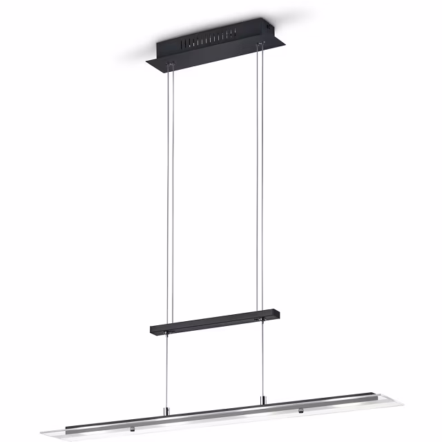 LED Hanglamp Mat Zwart - Warm Wit Licht - 4-lichts Verlichting per ruimte LED Hanglamp Mat Zwart - Warm Wit Licht - 4-lichts Verlichting per ruimte