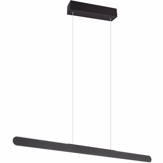 HLW LED Dimbare LED Hanglamp 28W - Mat Zwart Metalen LED Lamp met Aanpasbare Kleur HLW LED Dimbare LED Hanglamp 28W - Mat Zwart Metalen LED Lamp met Aanpasbare Kleur