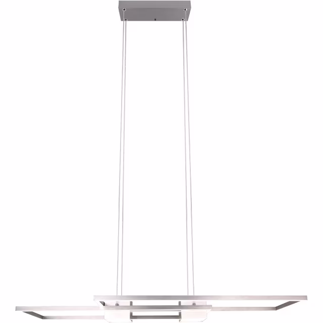 HLW LED LED Pendant Lamp Trion Zuru 37W - Dimmable, Adjustable Color, Matte Nickel Aluminum HLW LED LED Pendant Lamp Trion Zuru 37W - Dimmable, Adjustable Color, Matte Nickel Aluminum