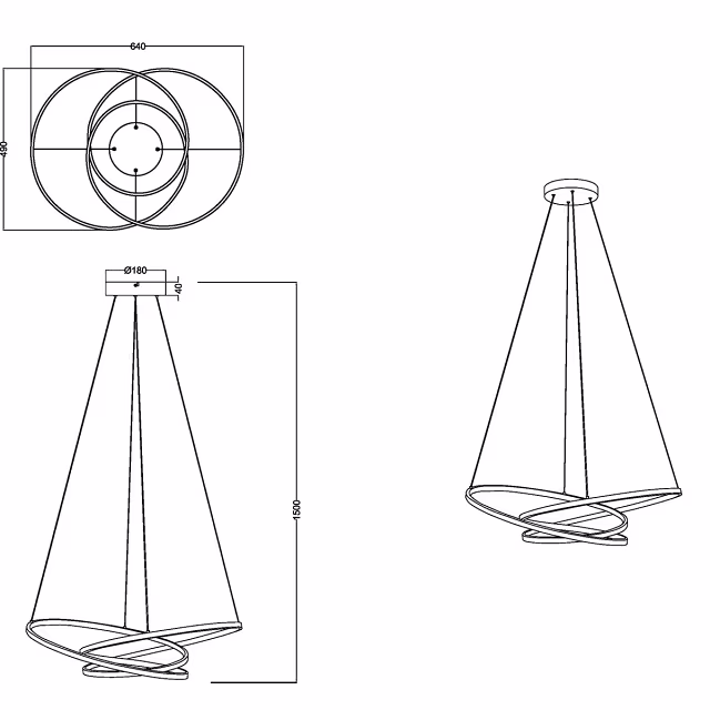 HLW LED Trion Alvin Dimbare LED Hanglamp 34W - Mat Wit Metalen Rond Design HLW LED Trion Alvin Dimbare LED Hanglamp 34W - Mat Wit Metalen Rond Design