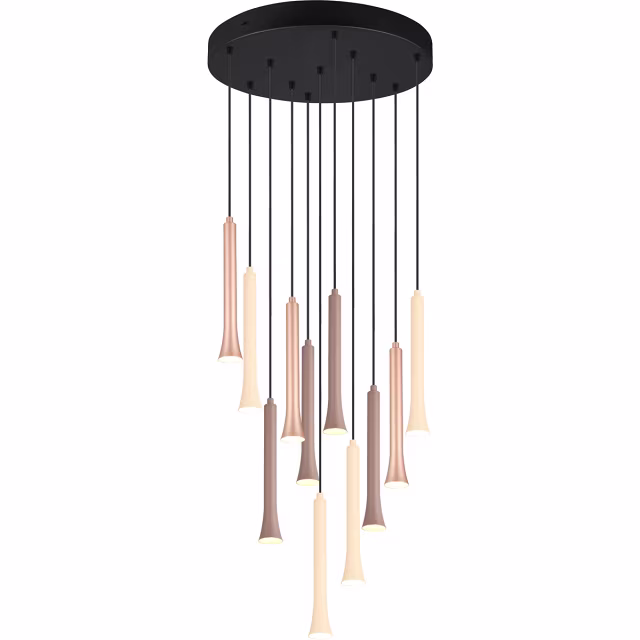 HLW LED Modern Metal Dimmable Black LED Pendant Lamp Trion Ato - 11x 3W LED HLW LED Modern Metal Dimmable Black LED Pendant Lamp Trion Ato - 11x 3W LED