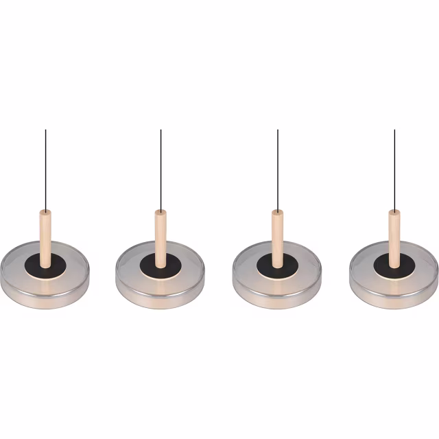 HLW LED Moderne Metalen Dimbare LED Hanglamp 30W - Zwart & Wit, Warm Wit Licht HLW LED Moderne Metalen Dimbare LED Hanglamp 30W - Zwart & Wit, Warm Wit Licht