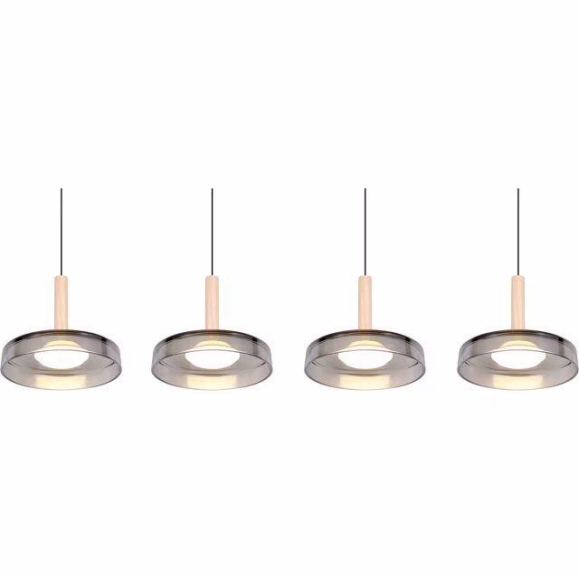 HLW LED Moderne Metalen Dimbare LED Hanglamp 30W - Zwart & Wit, Warm Wit Licht HLW LED Moderne Metalen Dimbare LED Hanglamp 30W - Zwart & Wit, Warm Wit Licht