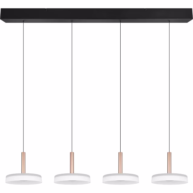 HLW LED LED Hanglamp 30W - Dimbare Witte Metalen LED Hanglamp in Warm Wit 3000K HLW LED LED Hanglamp 30W - Dimbare Witte Metalen LED Hanglamp in Warm Wit 3000K