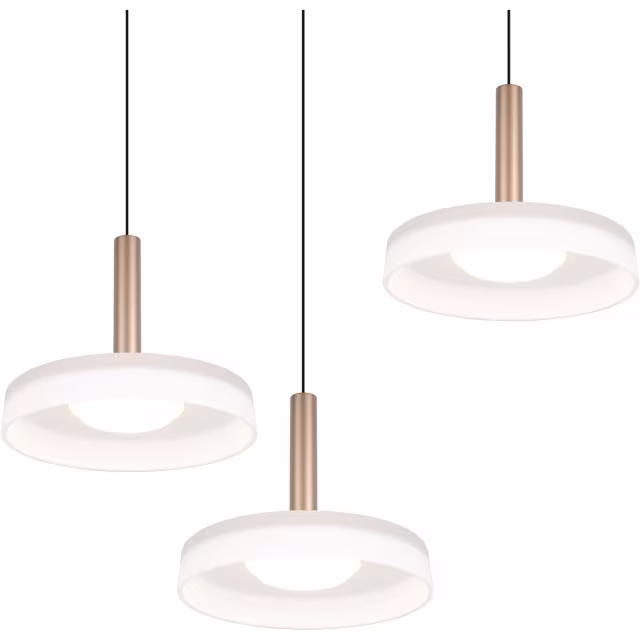 HLW LED Moderne Metalen Dimbare LED Hanglamp - Witte LED Lamp 5W Warm Wit HLW LED Moderne Metalen Dimbare LED Hanglamp - Witte LED Lamp 5W Warm Wit