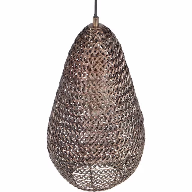 HLW LED Elegant Metalen LED Hanglamp - Bronzen LED Lamp 23 cm Rond - Verstelbaar HLW LED Elegant Metalen LED Hanglamp - Bronzen LED Lamp 23 cm Rond - Verstelbaar