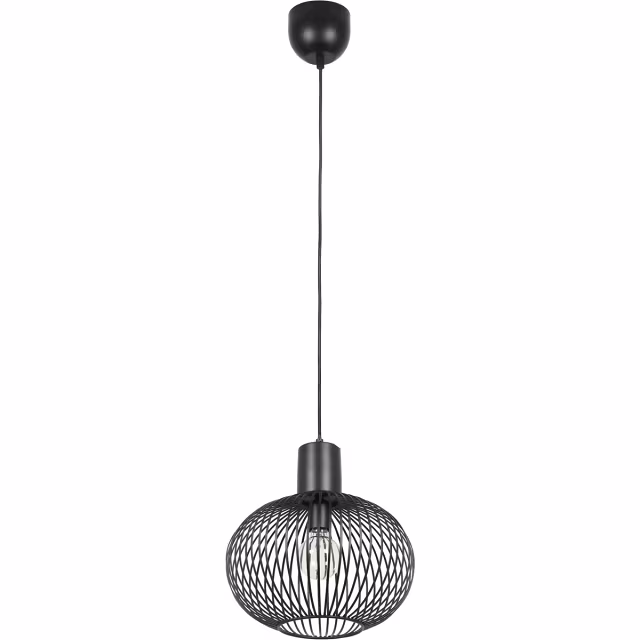 LED Hanglamp Mat Zwart - Metalen 1-lichts Trion Alia Verlichting per ruimte LED Hanglamp Mat Zwart - Metalen 1-lichts Trion Alia Verlichting per ruimte