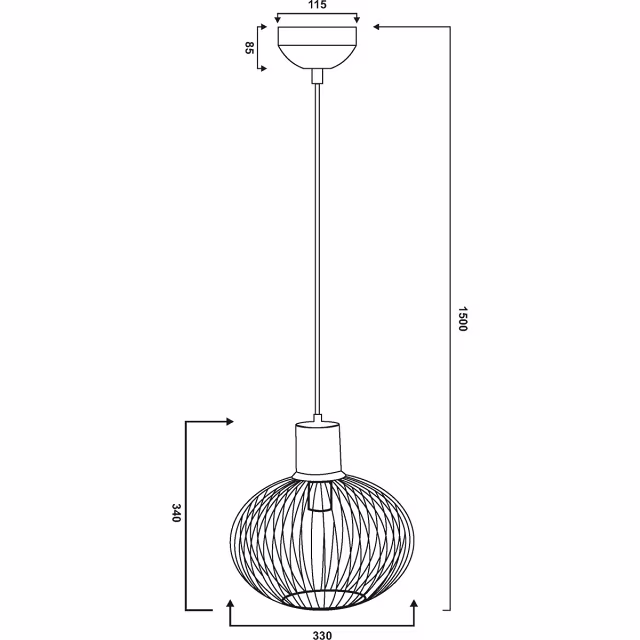 HLW LED Moderne Metalen LED Hanglamp Trion Alia - E27 Fitting, 33cm Rond, Zandkleur HLW LED Moderne Metalen LED Hanglamp Trion Alia - E27 Fitting, 33cm Rond, Zandkleur