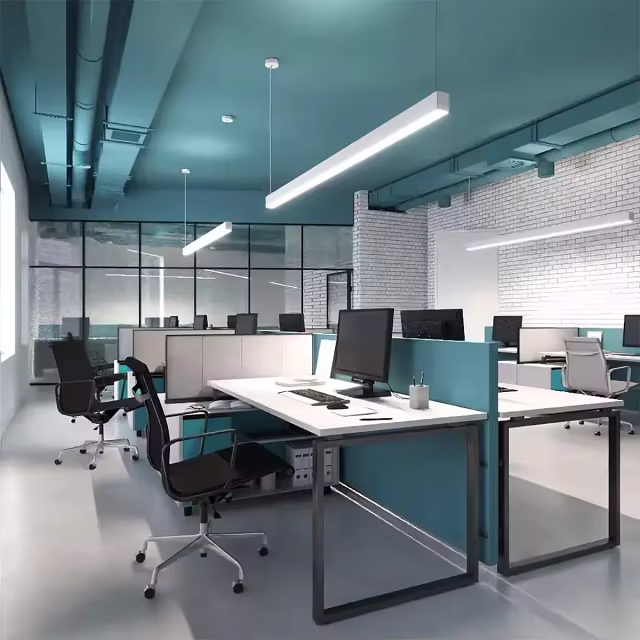 HLW LED Lineaire Witte LED Hanglamp 40W - Helder Daglicht Wit 6500K LED lamp HLW LED Lineaire Witte LED Hanglamp 40W - Helder Daglicht Wit 6500K LED lamp