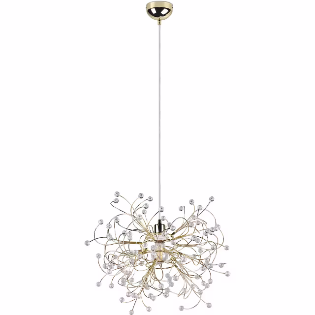 HLW LED Gouden LED Hanglamp Mat Goud - E27 Fitting, Verstelbare LED Lamp HLW LED Gouden LED Hanglamp Mat Goud - E27 Fitting, Verstelbare LED Lamp