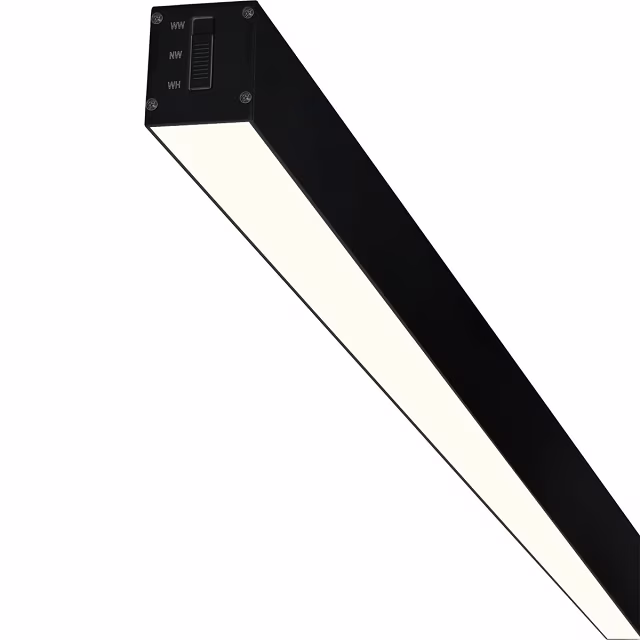 Lineaire LED Hanglamp 40W - Zwart & Wit - Natuurlijk Wit Licht Verlichting per ruimte Lineaire LED Hanglamp 40W - Zwart & Wit - Natuurlijk Wit Licht Verlichting per ruimte