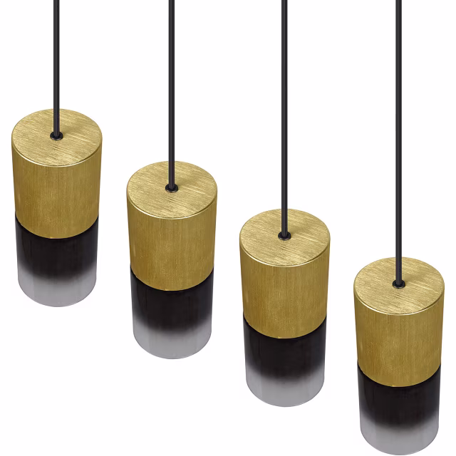 HLW LED Gouden LED Hanglamp Trion Roba - 4-lichts, E27 Fitting, Mat Goud Aluminium HLW LED Gouden LED Hanglamp Trion Roba - 4-lichts, E27 Fitting, Mat Goud Aluminium