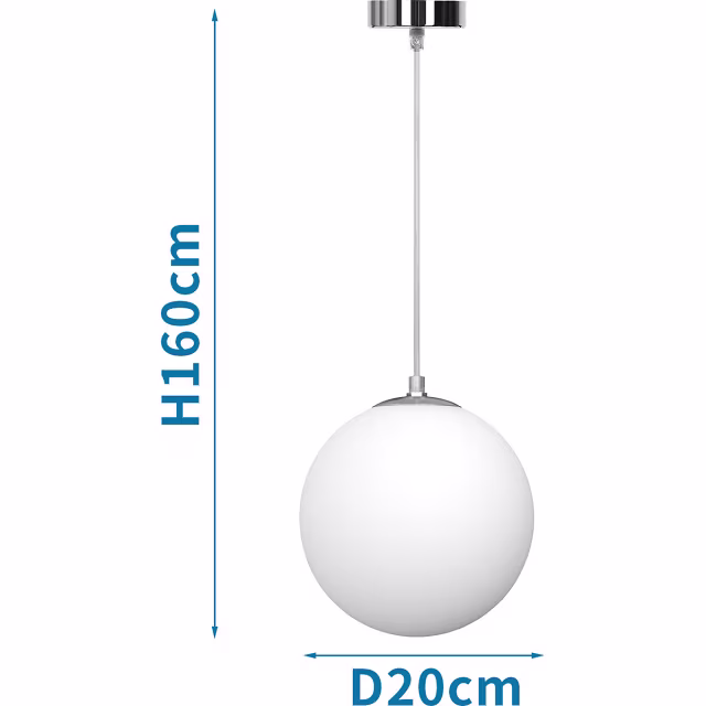 HLW LED White LED Pendant Lamp Aigi Pyra with Glass - Matte White - E27 Fitting - Round HLW LED White LED Pendant Lamp Aigi Pyra with Glass - Matte White - E27 Fitting - Round