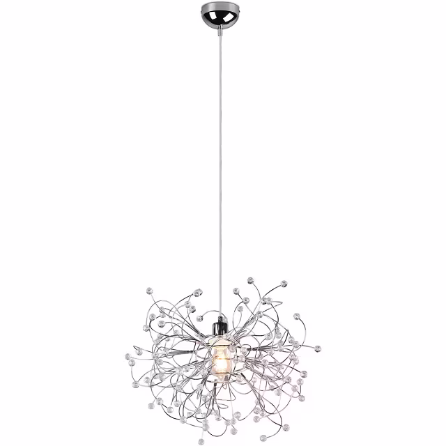 LED Hanglamp Trion Guston - Mat Chroom, E27 Fitting Verlichting per ruimte LED Hanglamp Trion Guston - Mat Chroom, E27 Fitting Verlichting per ruimte