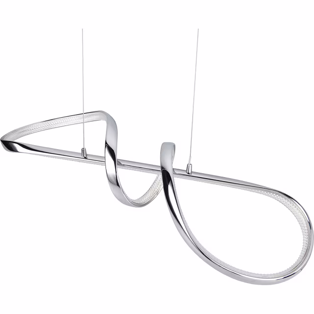 HLW LED Elegante Dimbare Metalen LED Hanglamp 37W - Witte LED Lamp met Natuurlijk Wit Licht HLW LED Elegante Dimbare Metalen LED Hanglamp 37W - Witte LED Lamp met Natuurlijk Wit Licht