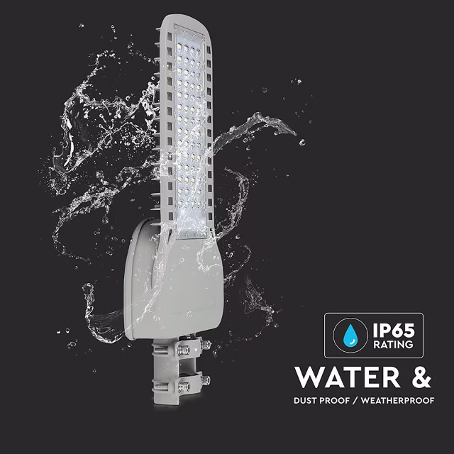 HLW LED Waterproof Smart 100W LED Street Light - Aluminum, Matte Gray, Natural White 4000K HLW LED Waterproof Smart 100W LED Street Light - Aluminum, Matte Gray, Natural White 4000K