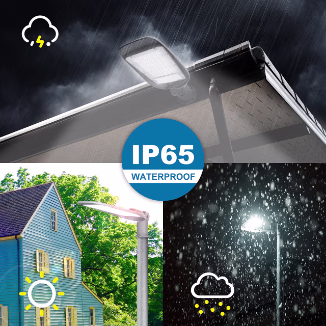 HLW LED Waterproof 100W Aluminum LED Street Light - Matte Gray, Daylight White 6500K HLW LED Waterproof 100W Aluminum LED Street Light - Matte Gray, Daylight White 6500K