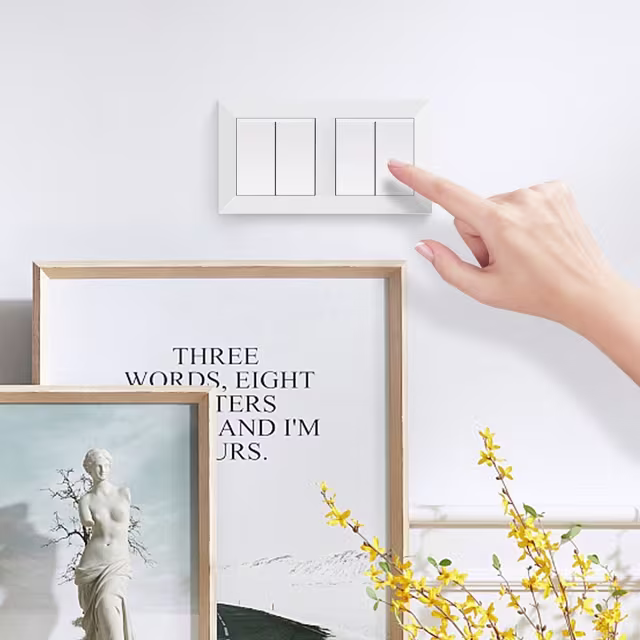 HLW LED 3-way two-way switch Aigi white 230V - LED HLW LED 3-way two-way switch Aigi white 230V - LED