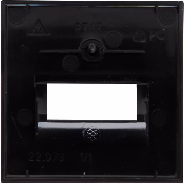 KOPP KOPP Athenis HK07 2x UTP cover plate, matte black KOPP KOPP Athenis HK07 2x UTP cover plate, matte black