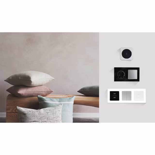 HLW LED Aigi Jura 2-gang matte black flush-mounted cover frame 153x82 mm HLW LED Aigi Jura 2-gang matte black flush-mounted cover frame 153x82 mm