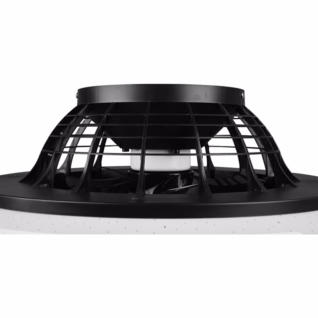 HLW LED Trion Romina dimmable LED ceiling fan matte black HLW LED Trion Romina dimmable LED ceiling fan matte black